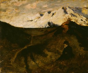 Mountains near Innsbruck by Hjalmer Eilif Emanuel Peterssen